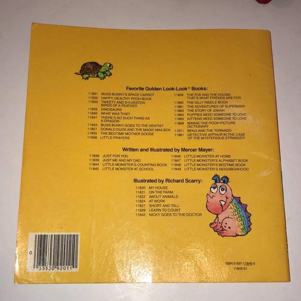 LITTLE MONSTER AT SCHOOL BOOK Little Monster Bedtime Book 1980s monster Books